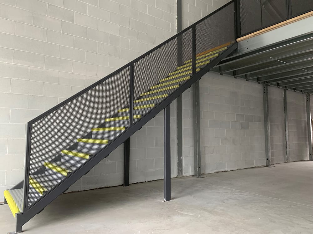 staircase-handrail-1 (1) industrial mezzanine staircase