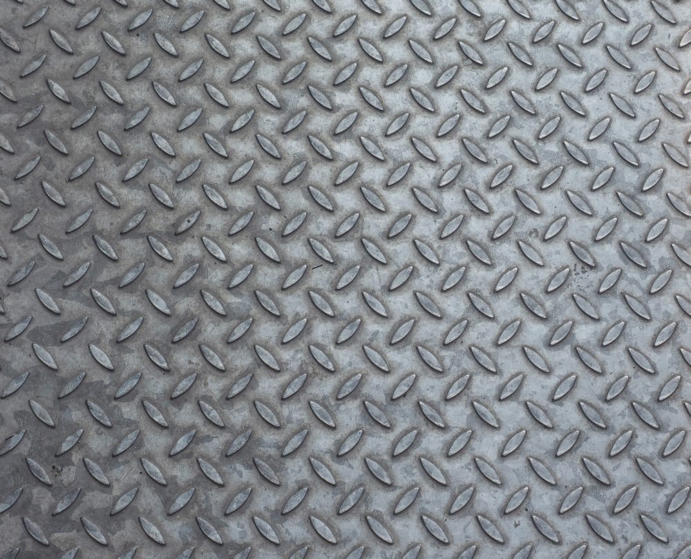 grey-steel-diamond-plate-background-new durbar plate decking for a mezzanine floor