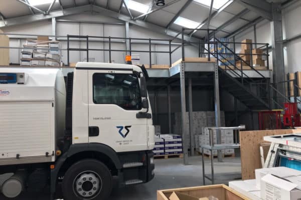pic-5-new Doity Engineering installing a mezzanine floor at Stanley Services