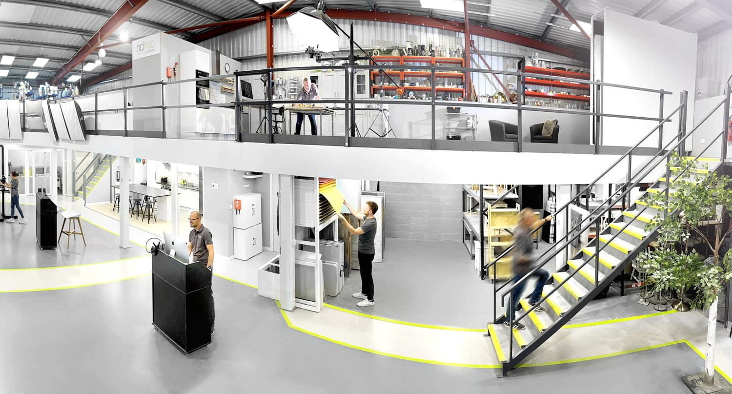 completion-pic-from-customer-new1 Mezzanine floor with a staircase at HDTWO